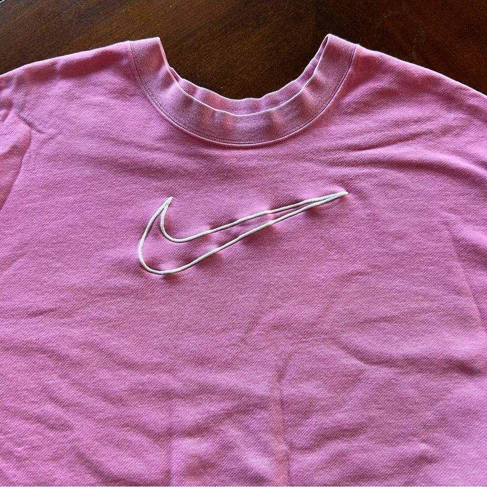 Nike Pink Oversized Crew neck